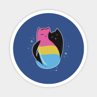 Pansexual Cat LGBT Pride Flag Magnet